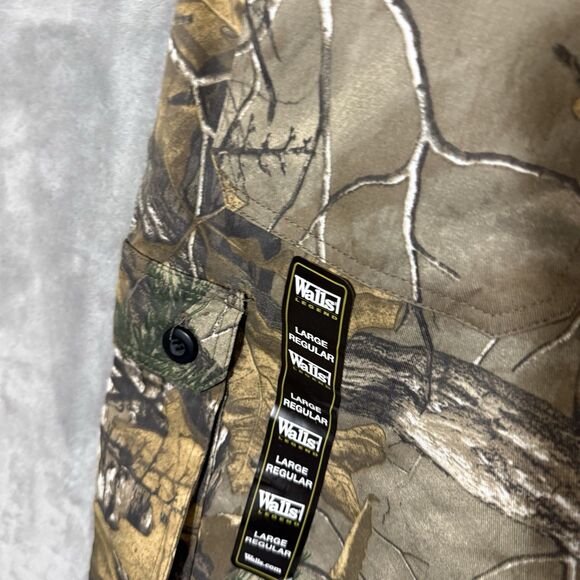 NWT Walls Camouflage Pants Mens L Camo Realtree Hunting Adjustable Leg Outdoor - Picture 2 of 12